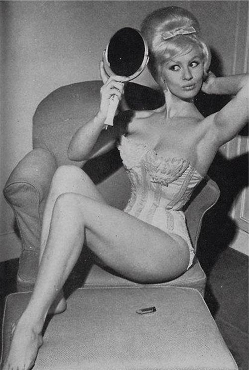 Anonymous in lingerie