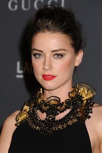 Amber Heard LACMA Art Film Gala in Los Angeles on October 27, 2012