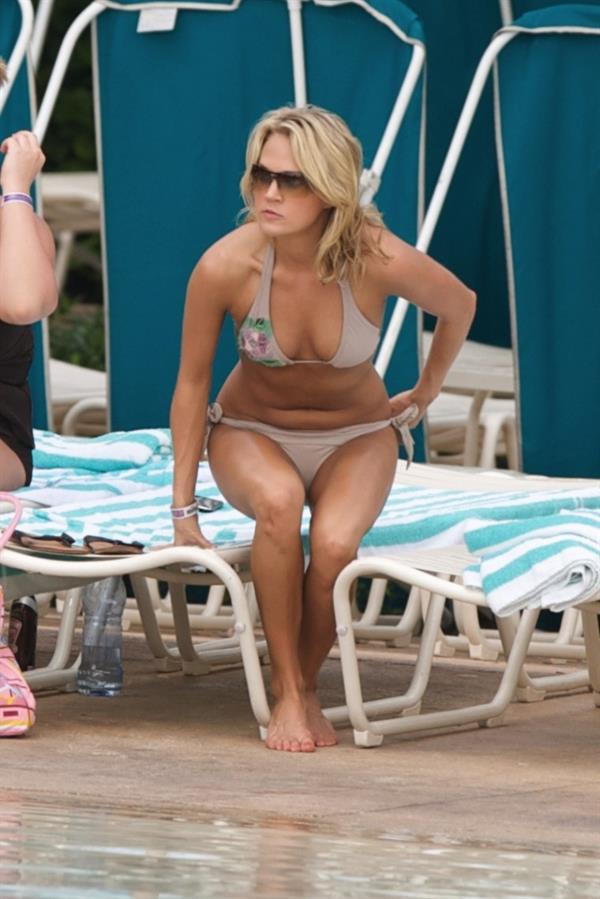 Carrie Underwood in a bikini