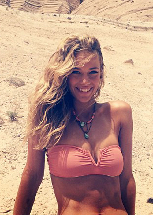 Hannah Ferguson in a bikini