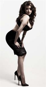 Francoise Boufhal in lingerie