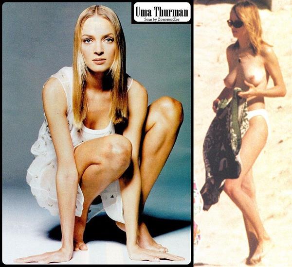 Uma Thurman - breasts