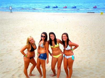 Anonymous in a bikini