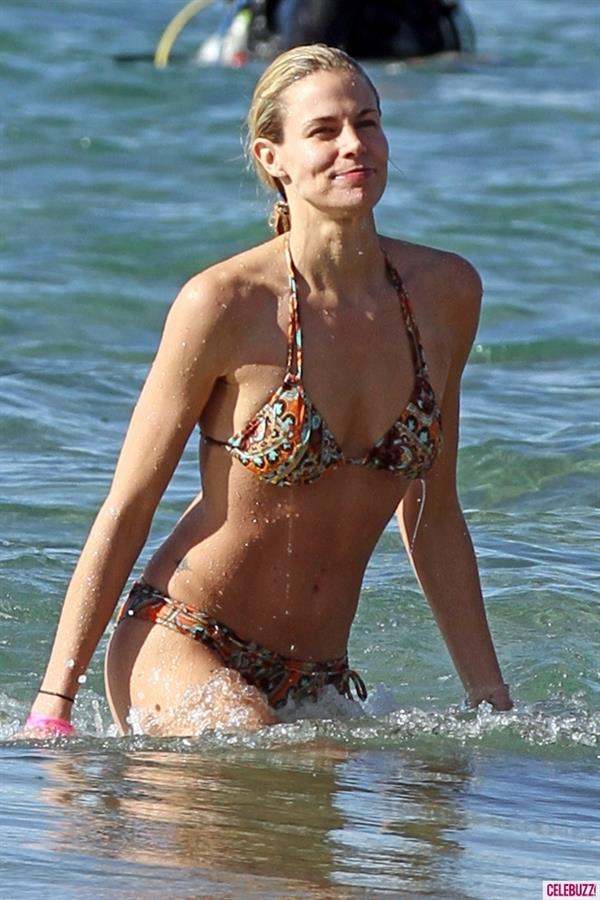 Brooke Burns in a bikini