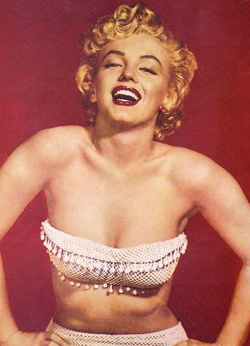 Marilyn Monroe in a bikini