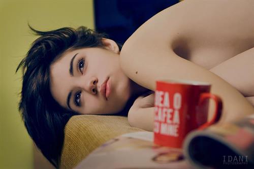 Ana-Maria Ilinca in lingerie