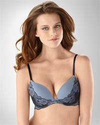 Kim Cloutier in lingerie