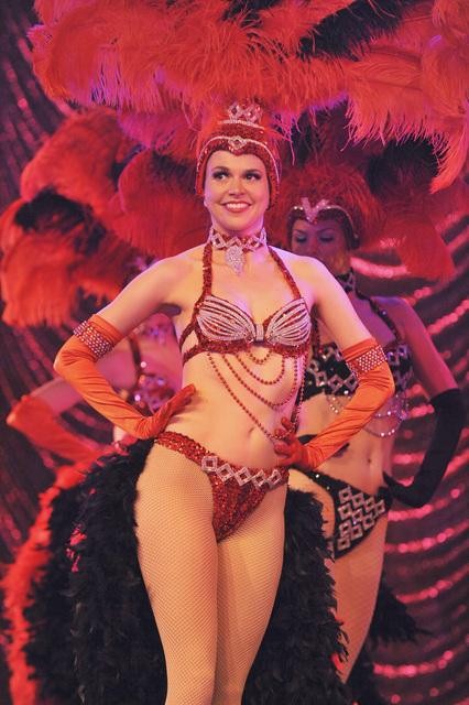 Sutton Foster in lingerie