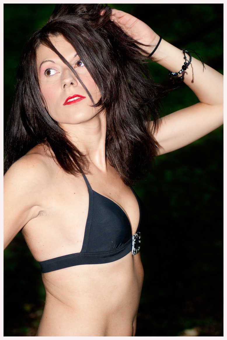 Kika Terremoto in a bikini