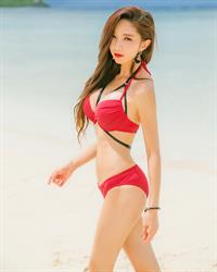 Park Soo Yeon in a bikini