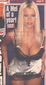 Melinda Messenger in lingerie