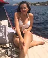 Agathe Auproux in a bikini