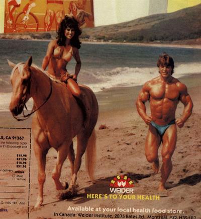 Rachel McLish in a bikini