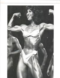 Rachel McLish in a bikini