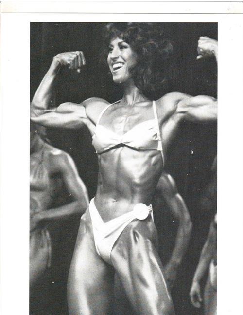 Rachel McLish in a bikini