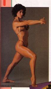 Rachel McLish in a bikini