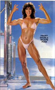 Rachel McLish in a bikini