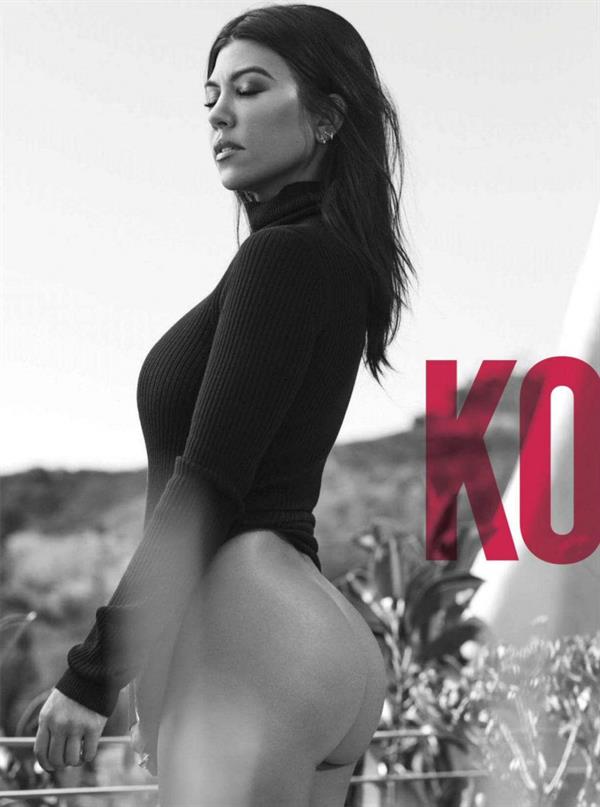 Kourtney Kardashian nude in GQ Mexico for December 2018