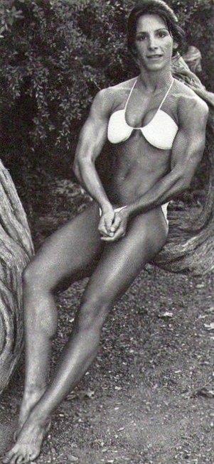Corinne Machado-Ching in a bikini