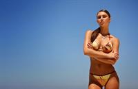 Stephanie Rayner in a bikini