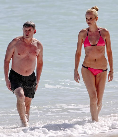 Anne Vyalitsyna in a bikini