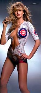 Anne Vyalitsyna in body paint - breasts