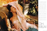 Milla Jovovich in a bikini