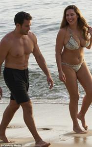 Kelly Brook in a bikini