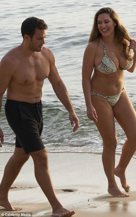 Kelly Brook in a bikini