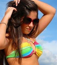 Anonymous in a bikini