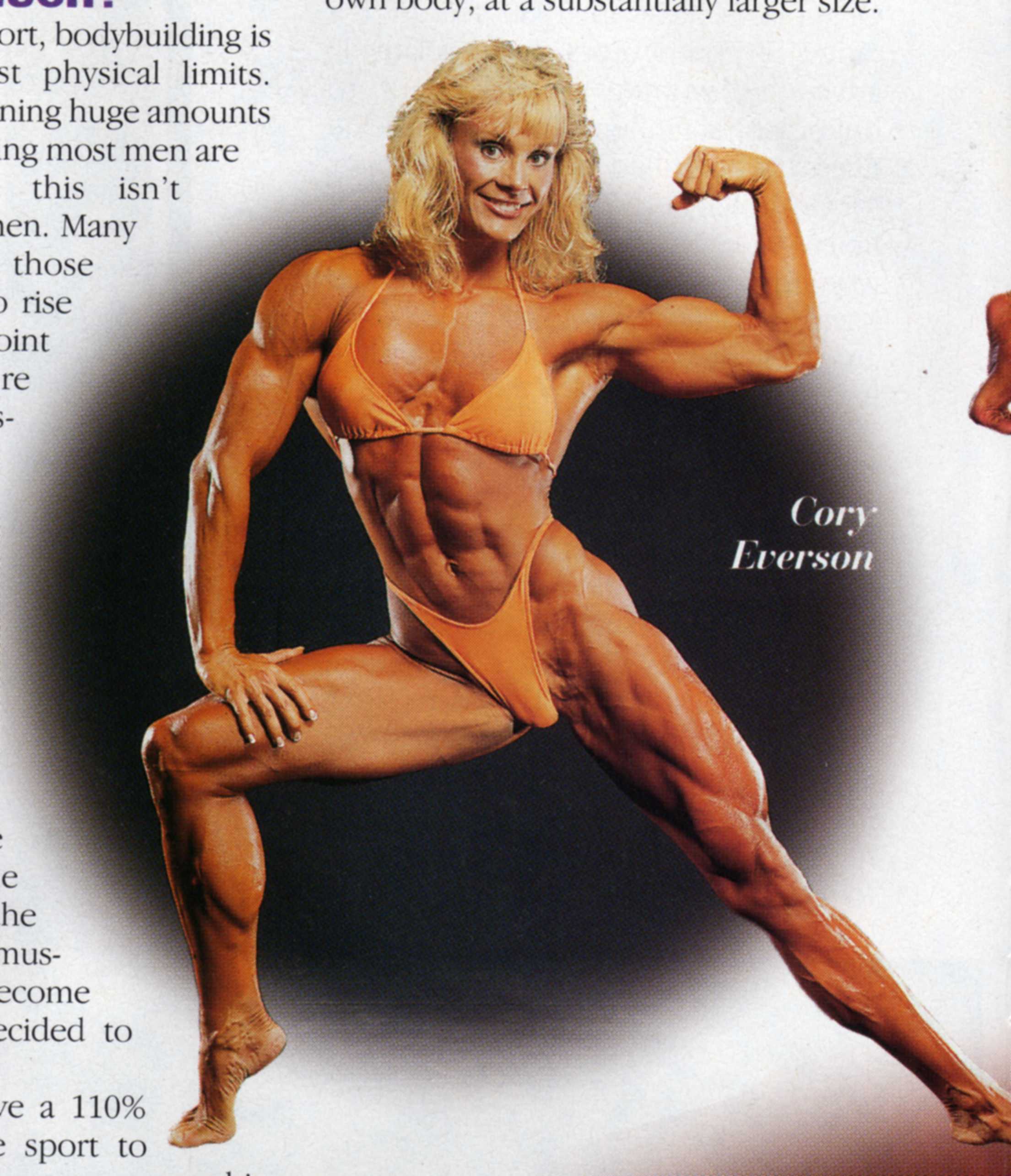 Cory Everson in a bikini