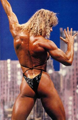 Cory Everson in a bikini - ass