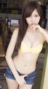 Hinako Sano in a bikini