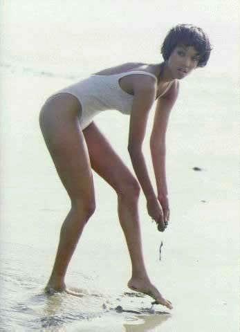 Tyra Banks in a bikini