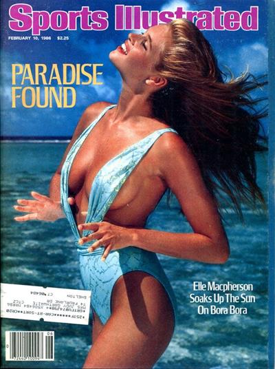 Elle MacPherson in a bikini