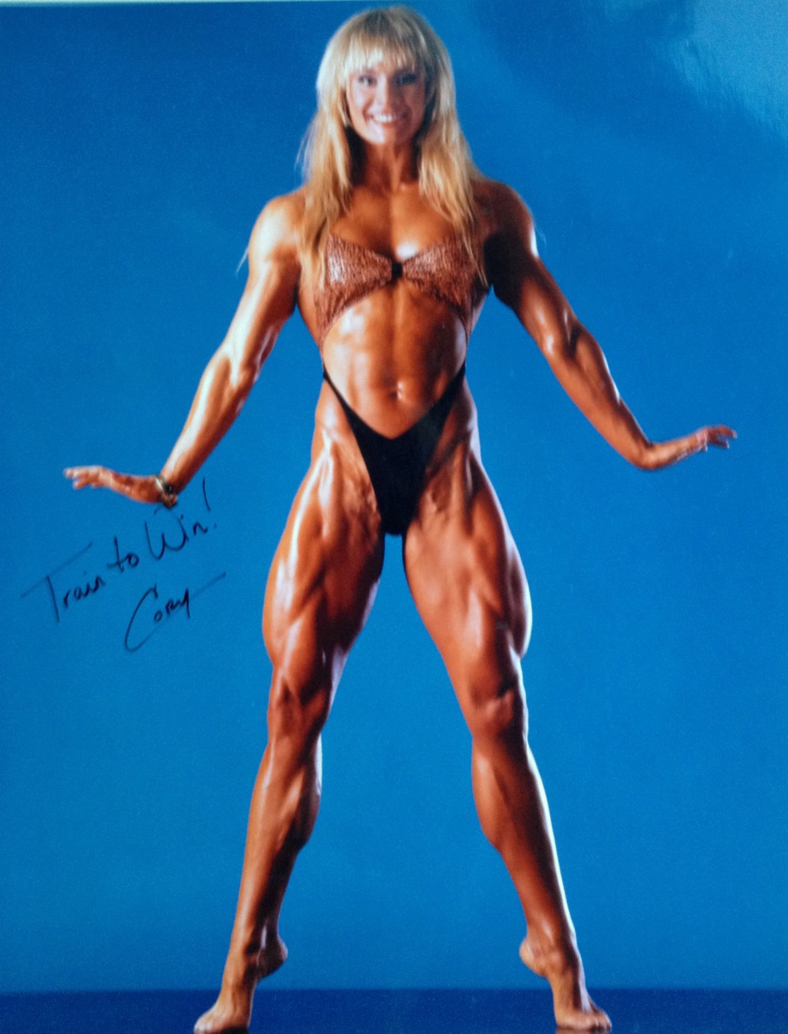 Cory Everson in a bikini