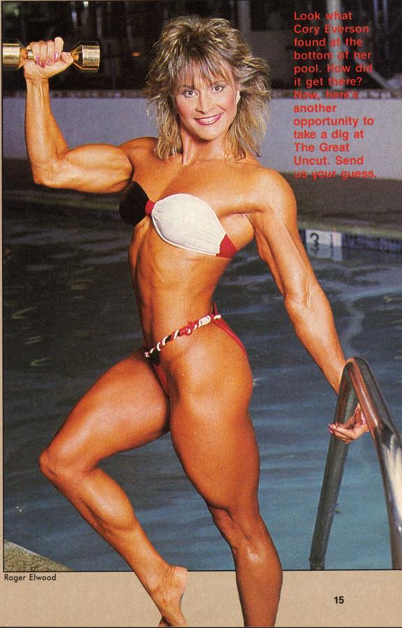 Cory Everson in a bikini