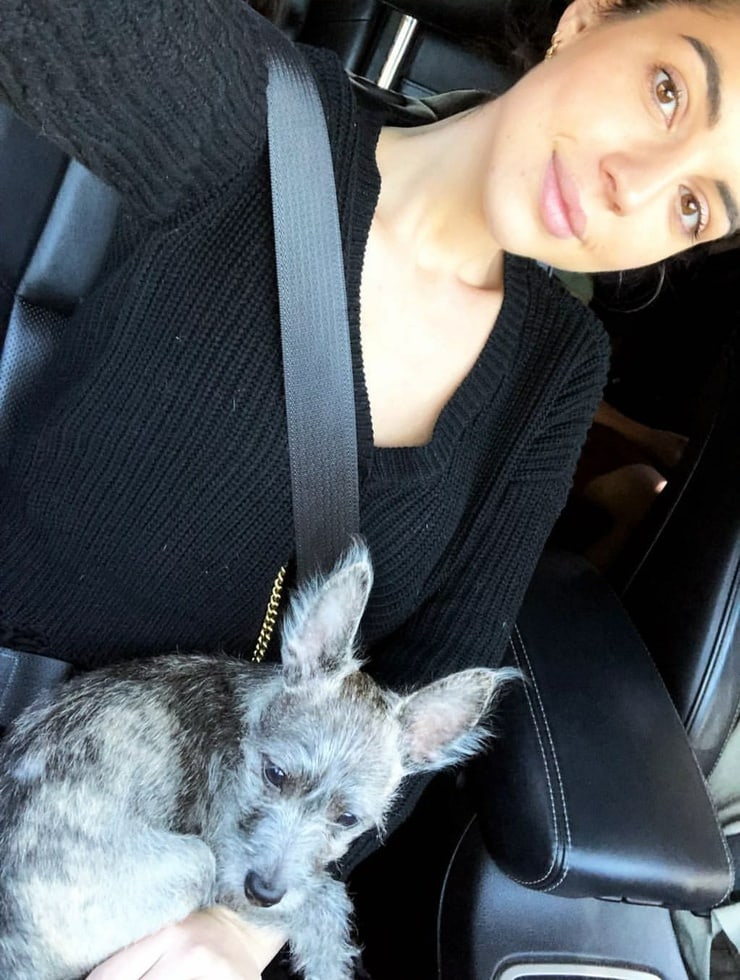 Adelaide Kane taking a selfie