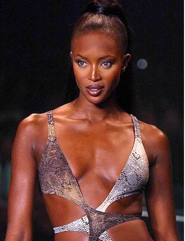Naomi Campbell in a bikini