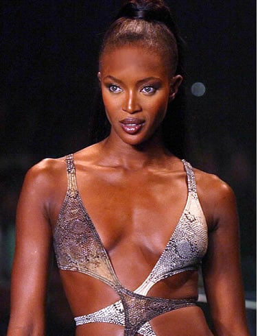 Naomi Campbell in a bikini