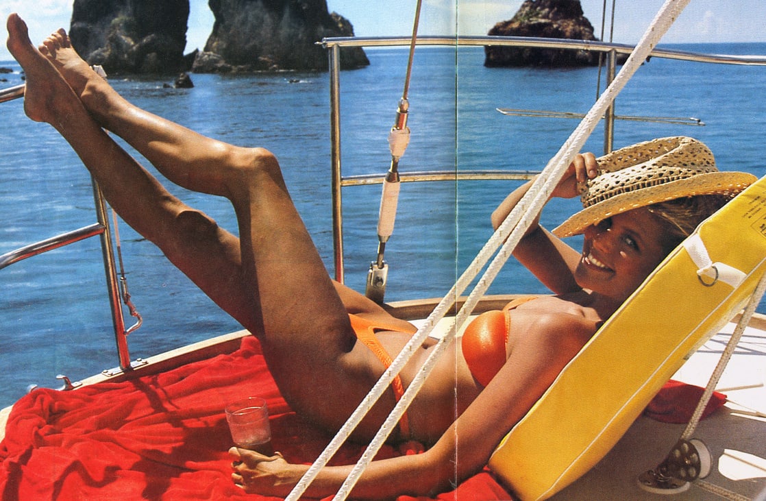 Christie Brinkley in a bikini