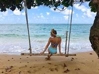 Allison Holton in a bikini