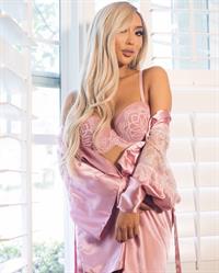 Arika Sato in lingerie