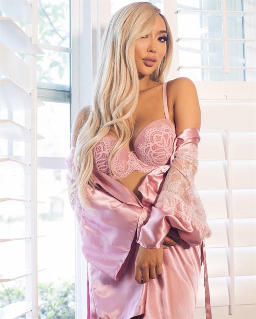 Arika Sato in lingerie