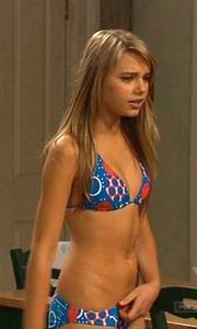 Indiana Evans in a bikini