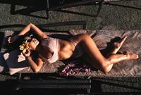 Nicole Isaacs in a bikini