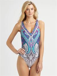 Jayne Moore in a bikini