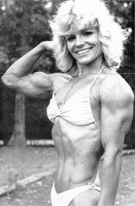 Dinah Anderson in a bikini