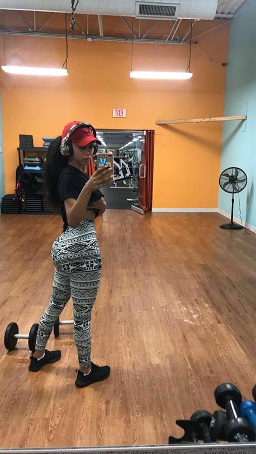 Brittany Renner taking a selfie