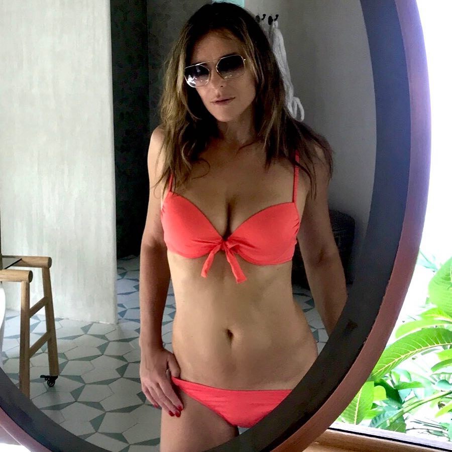 Elizabeth Hurley in a bikini